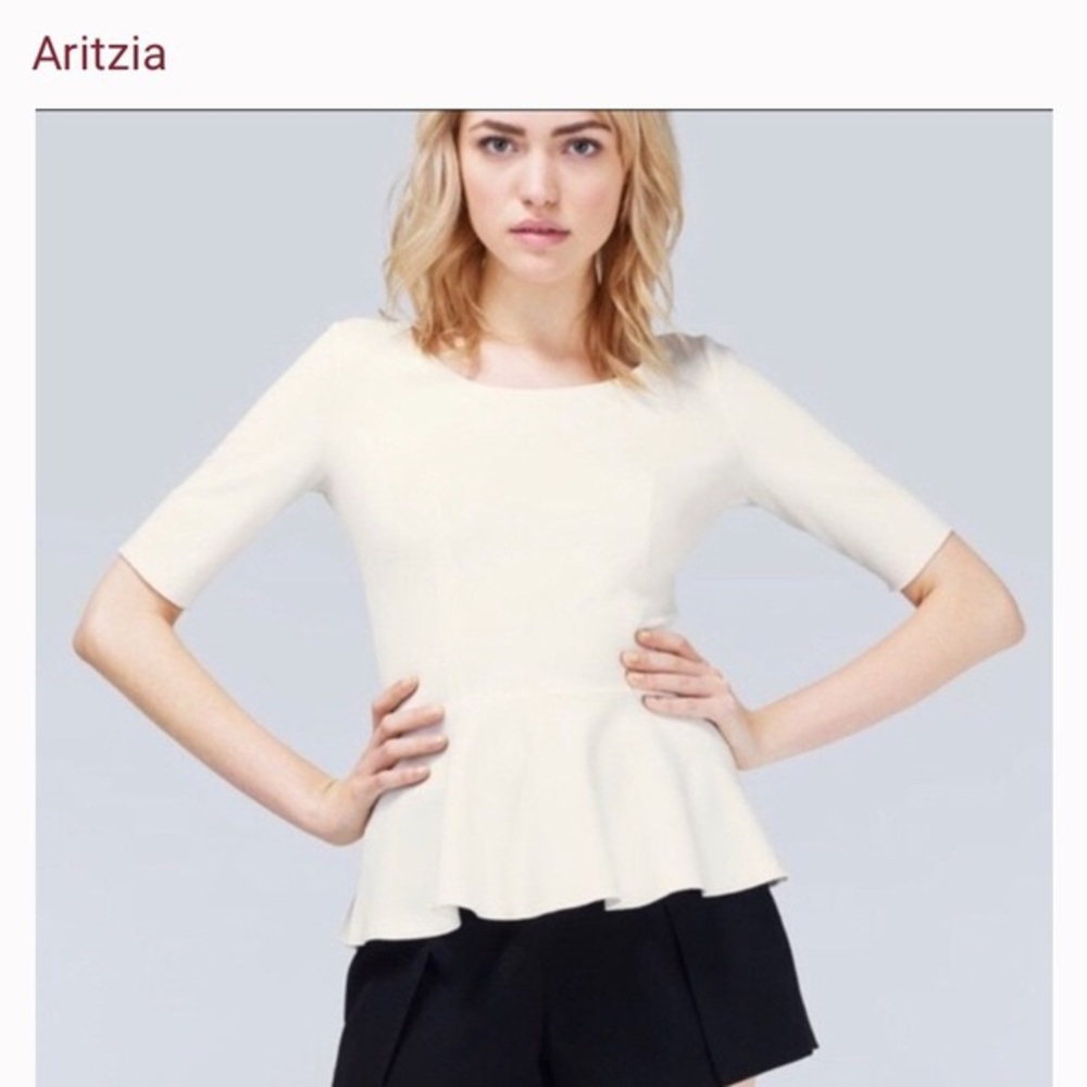 Babaton Barrett Peplum Blouse